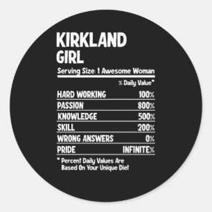 Kirkland Ronde Sticker