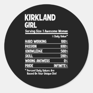 Kirkland Ronde Sticker