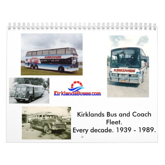Kirklands Bus en Coach Fleet Kalender (Hoes)