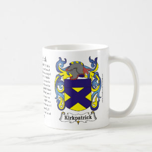 Kirkpatrick Familiebekleding van de Mok van de Wap