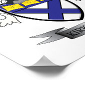 Kirkpatrick Family Crest Coat of Arms Poster (Hoek)
