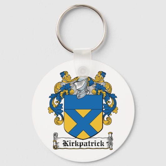 Kirkpatrick Family Crest Sleutelhanger (Voorkant)