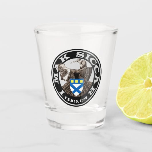 Kirkpatrick's 'Bloody Deed Shot Glass' Glas (Voorkant)