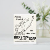 Kirk's Soap Campy Ad over MARS Briefkaart (Staand voorkant)