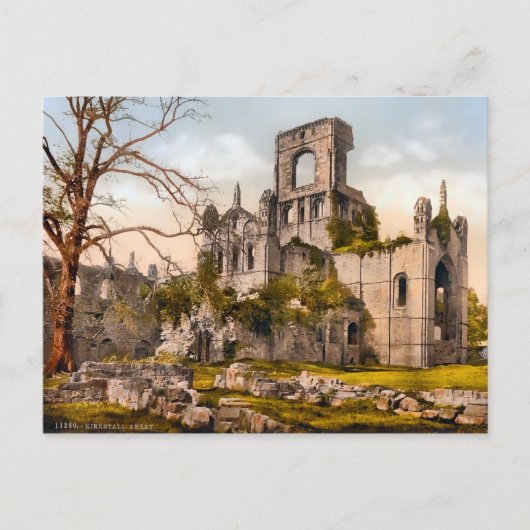 Kirkstall Abbey Yorkshire Engeland Briefkaart (Voorkant)