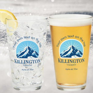 Kirkwood California skigebied drink bier Glas