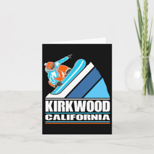 Kirkwood - snowboarder kaart