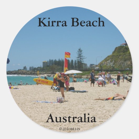 Kirra Beach Sticker 3 (Voorkant)