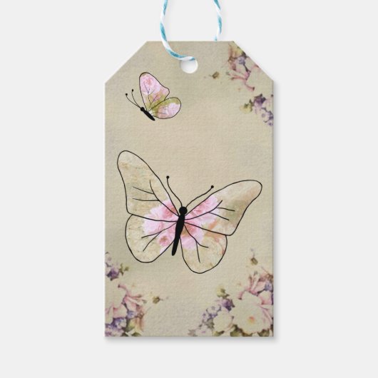 Kirschblütenschmetterling Cadeaulabel (Voorkant)