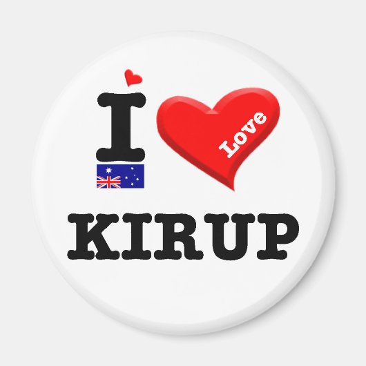 KIRUP - I Love Magneet (Voorkant)