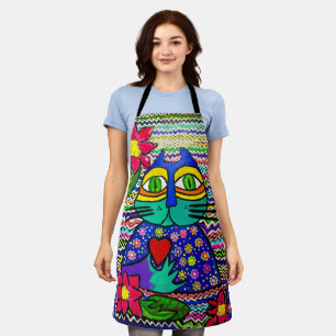 Kisa the Cat Apron Schort