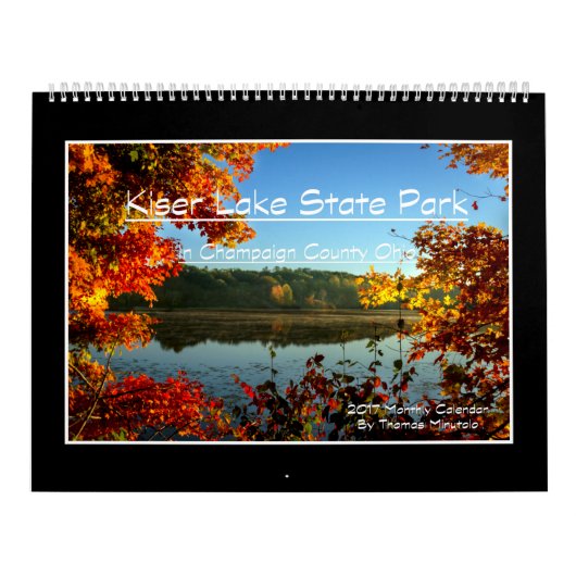 Kiser Lake 2017 Maandelijkse kalender van Tom Minu (Hoes)