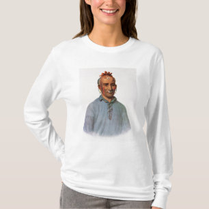 Kish-Kal-Wa, hoofd van de Shawnee T-shirt