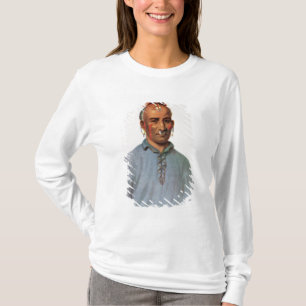 Kish-Kal-Wa, hoofd van de Shawnee T-shirt