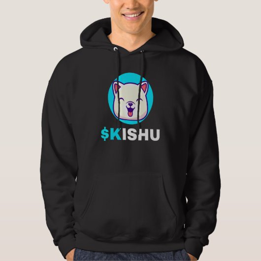 Kishu Kishu Inu Coin Token Crypto Hoodie (Voorkant)