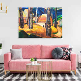 Kispiax Village | Emily Carr | Canvas Afdruk