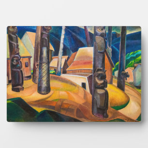 Kispiax Village Emily Carr Fotoplaat