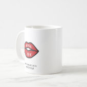 Kiss Cafe Mug || Ajoutez votre propre emplacement  (Devant gauche)