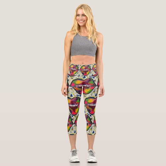 Kiss Capri Leggings (Recto)