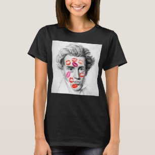 "KISS-COVERED KIERKEGAARD" T-SHIRT