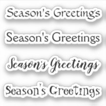 Kiss-Cut Custom Greeting x4 #26 (Seizoen)