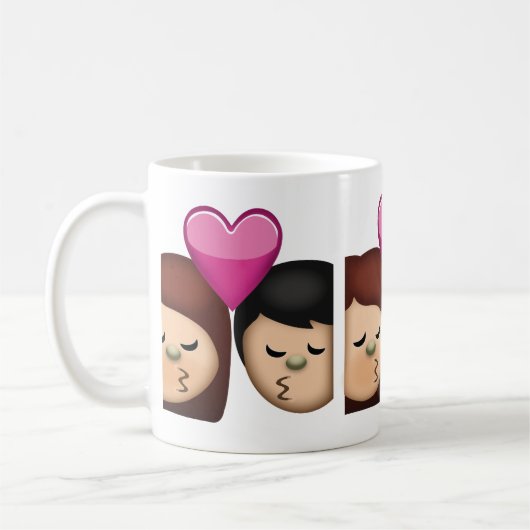 Kiss Emoji Koffiemok (Links)