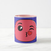 Kiss emoji mug (Centre)