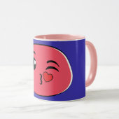 Kiss emoji mug (Devant droit)