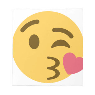 Kiss Emoji Notitieblok