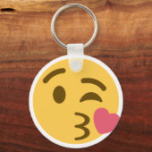 Kiss Emoji Sleutelhanger (Voorkant)