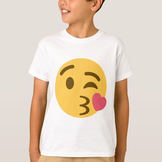 Kiss Emoji T-shirt (Voorkant)