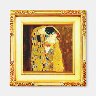Kiss, Fine Art by Gustav Klimt Magnet Magneet