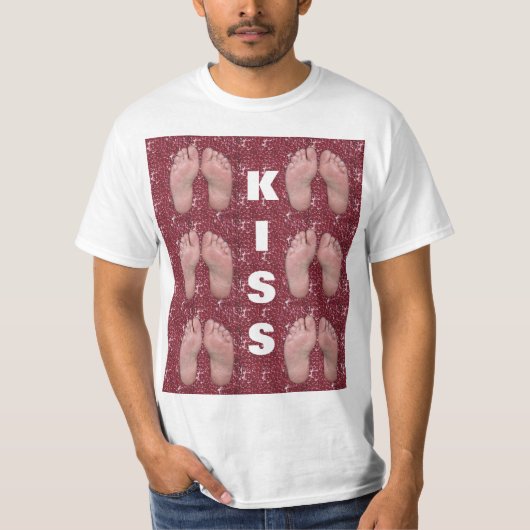 KISS HAAR FEET T-SHIRT (Voorkant)
