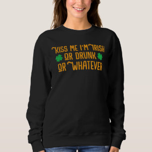Kiss Ik ben Irish Funny St Patrick's Day 2022 Trui