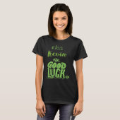 Kiss Kevin For Good Luck St Patricks T-shirt (Voorkant volledig)