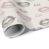 Kiss Lips Cadeaupapier (Rol Hoek)