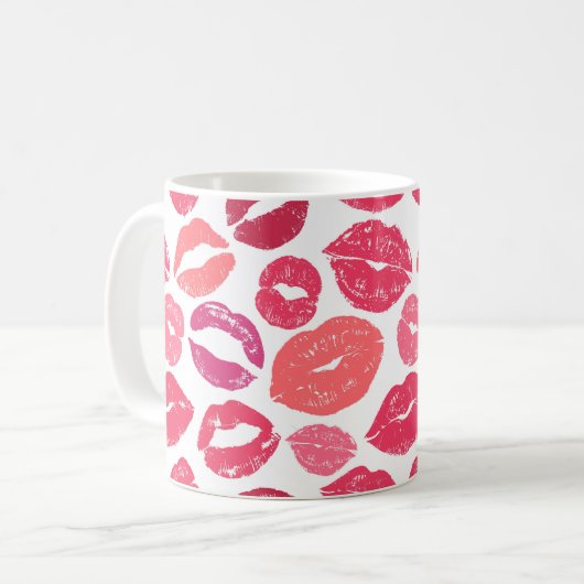 Kiss Lips Love Mug (Devant gauche)