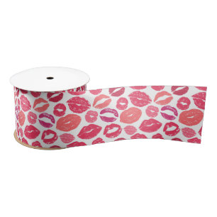 Kiss Lips Love Ribbon Lint