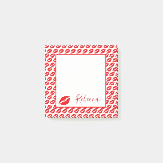 Kiss Lips Post-it® Notes (Voorkant)