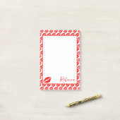 Kiss Lips Post-it® Notes (Op bureau)