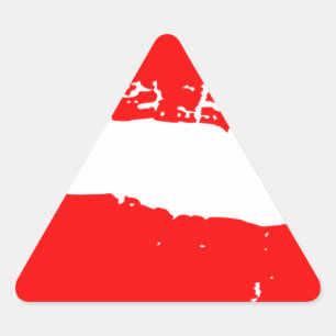 Kiss Lips Red Lipstick Love Passion Valentijn Driehoek Sticker