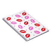 Kiss Lips rose et rouge, Carnet de coeur (Côté Droit)
