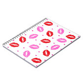 Kiss Lips rose et rouge, Carnet de coeur (Côté gauche)