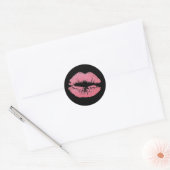 KISS LIPS SPARKLY STICKERS FICHE DE 20 (Enveloppe)