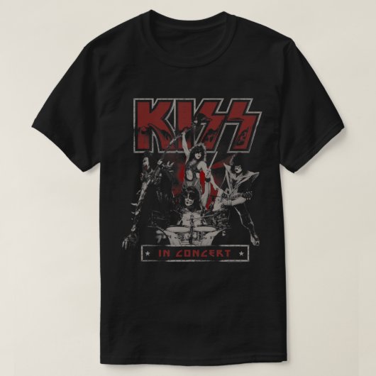 KISS - Live In Concert T-Shirt (Design devant)