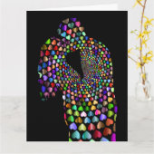 KISS MARIAGE ANNIVERSAIRE CARTES DE SALUT (Fleur jaune)