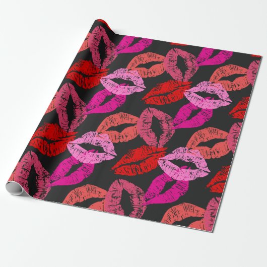 Kiss Mark Cadeaupapier (Uitgerold)