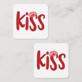 Kiss Marry Kill Meisjes Groep Trio KISS Kostuum Ro Vierkante Visitekaartje (Voorkant / Achterkant)