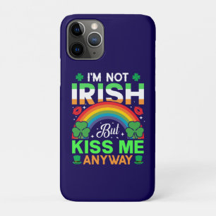 Kiss Me Anyway Irish humor Design-63942 iPhone 11 Pro Hoesje