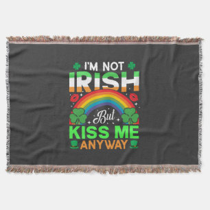 Kiss Me Anyway Irish humor Design-63942 Deken